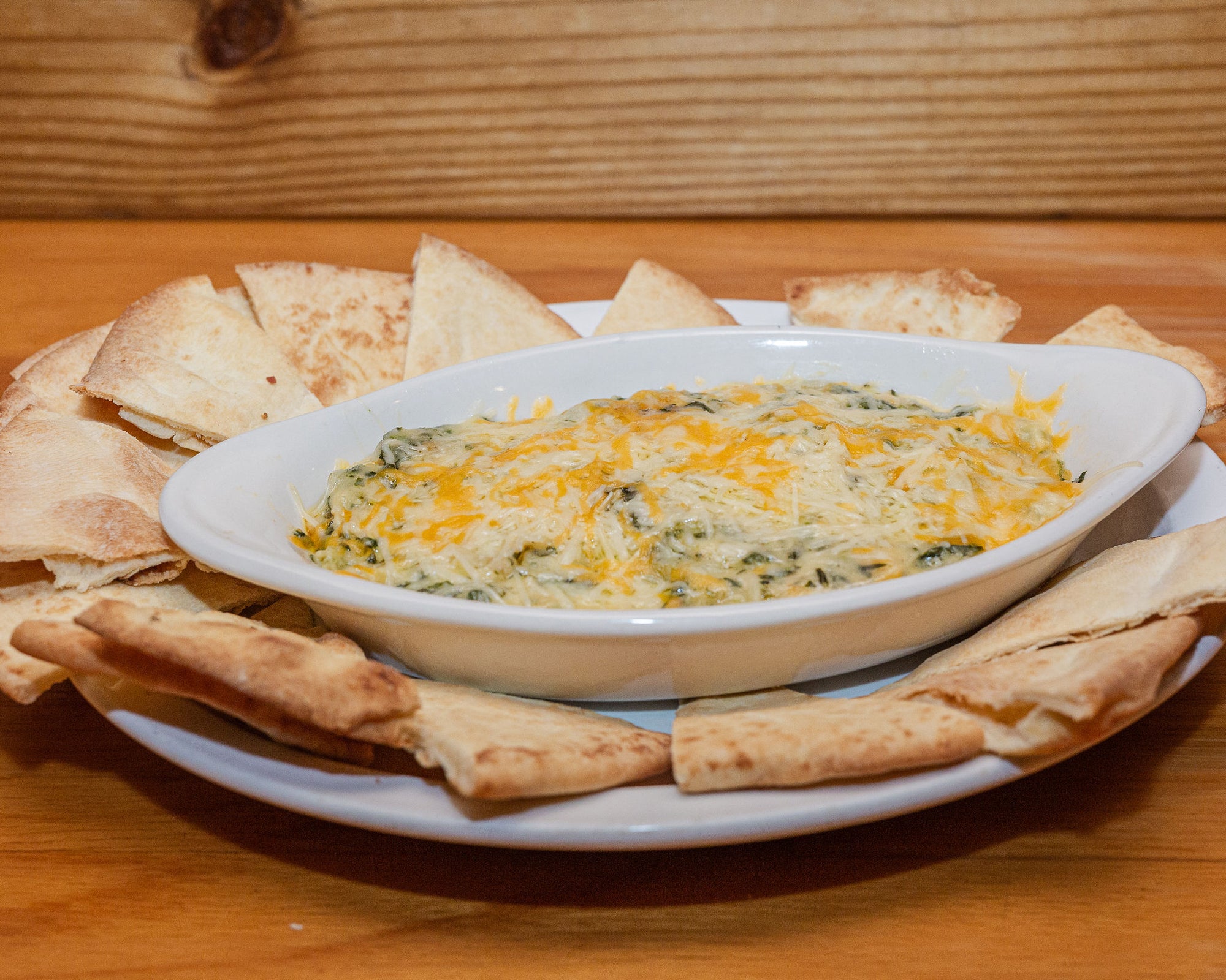Spinach &amp; Artichoke Dip $12.95 *Vegetarian