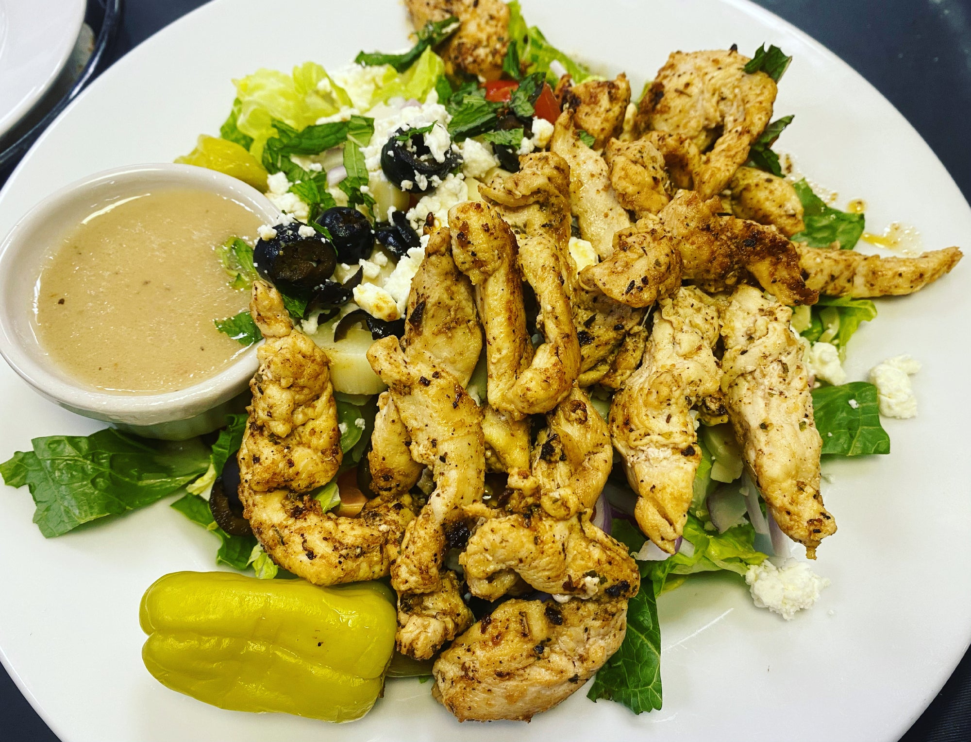 Pangea's Greek Salad $12.95 *GF