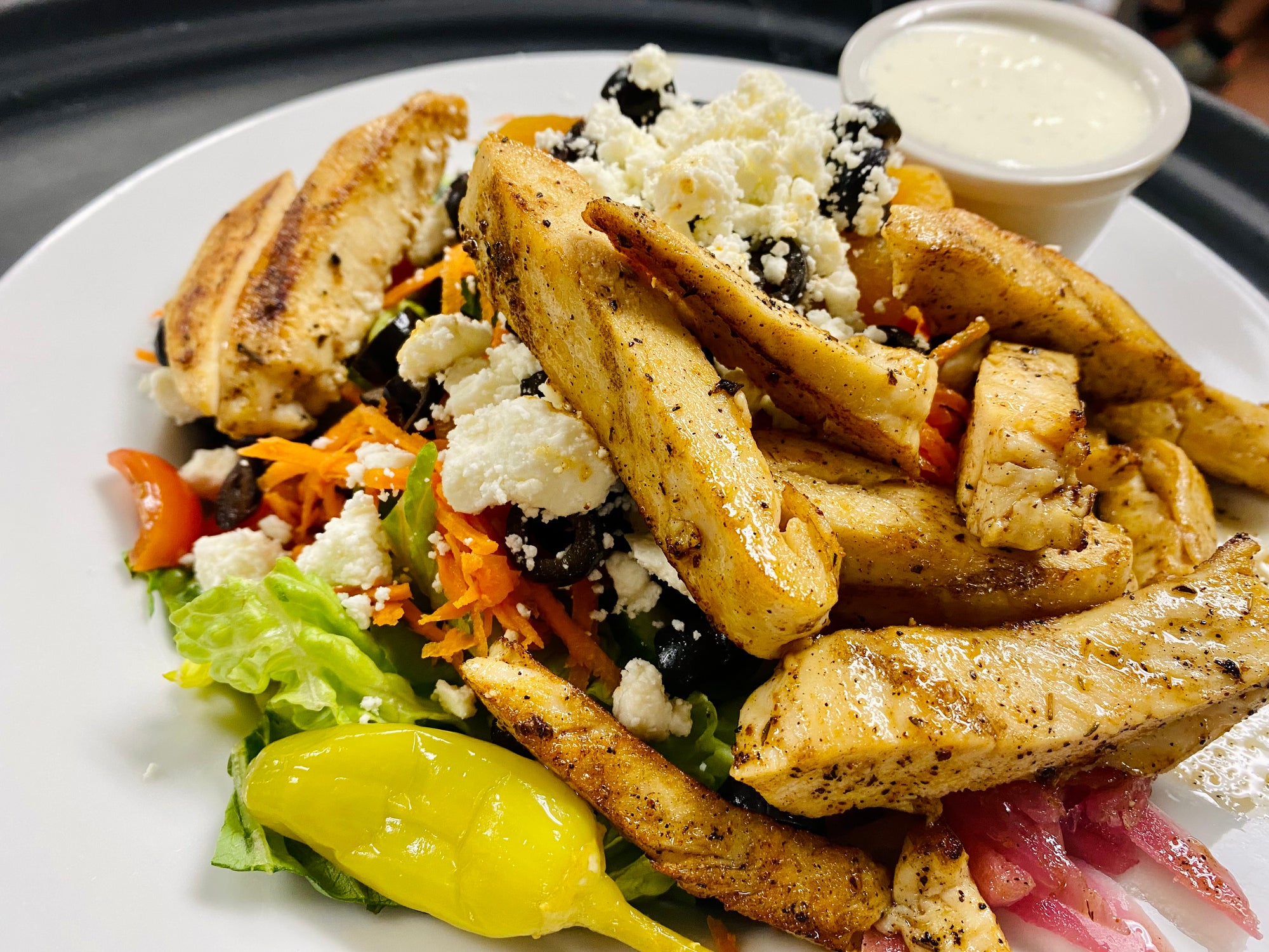 Pangea's Greek Salad $12.95 *GF