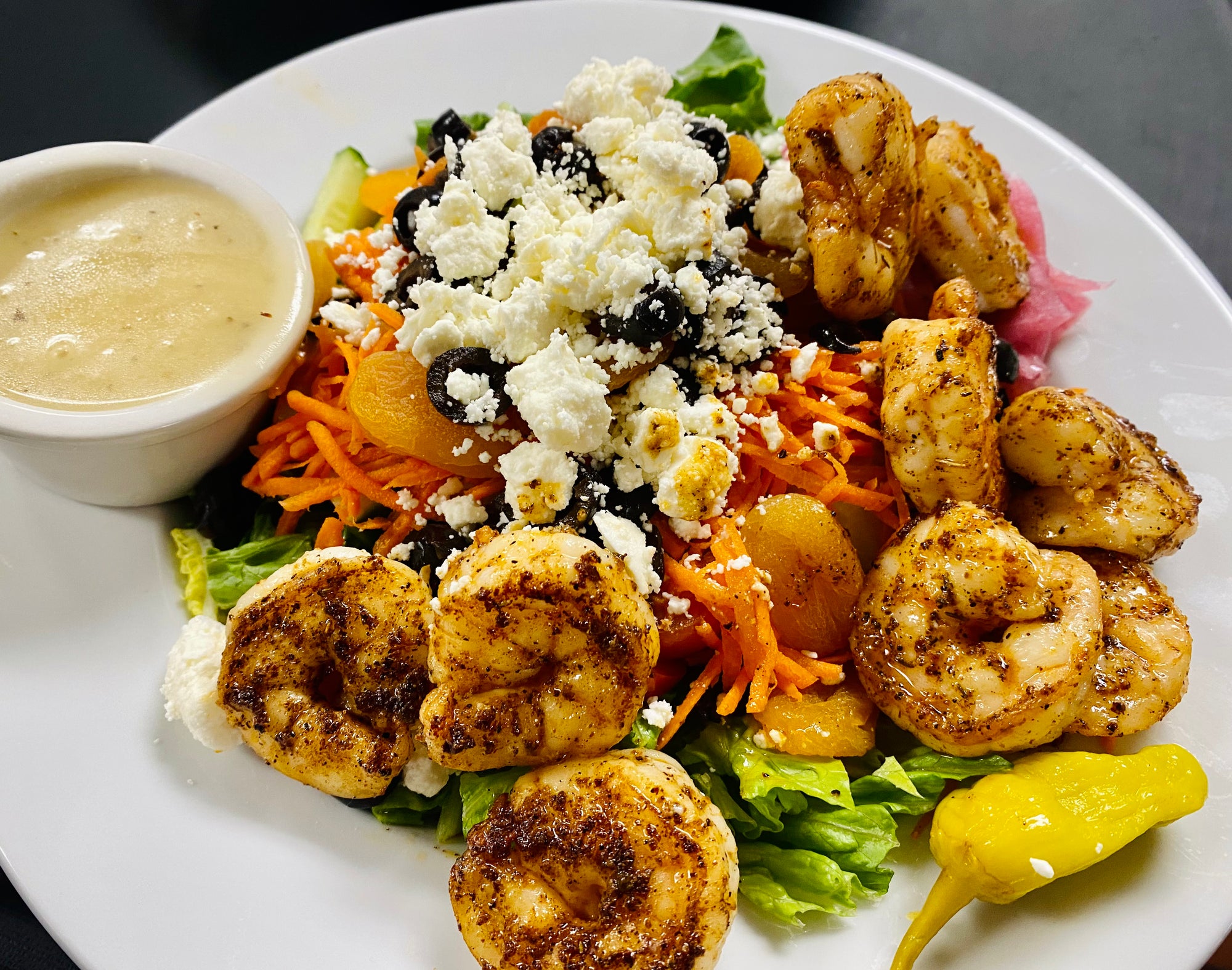 Pangea's Greek Salad $12.95 *GF