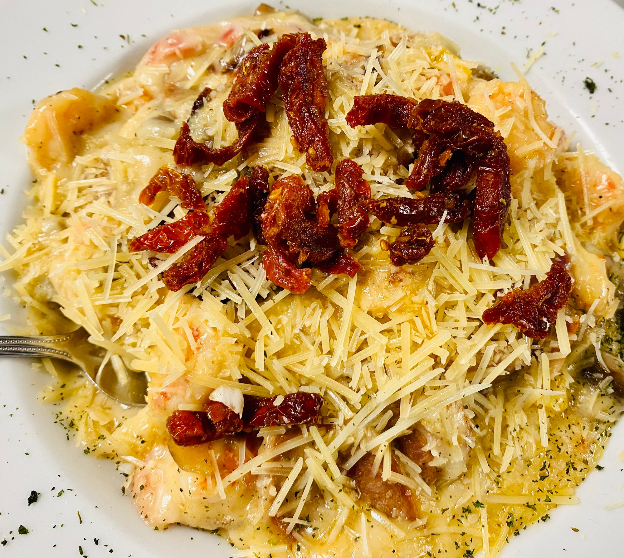 Shrimp &amp; Grits $27.50 *GF, Pangea Fan-Favorite