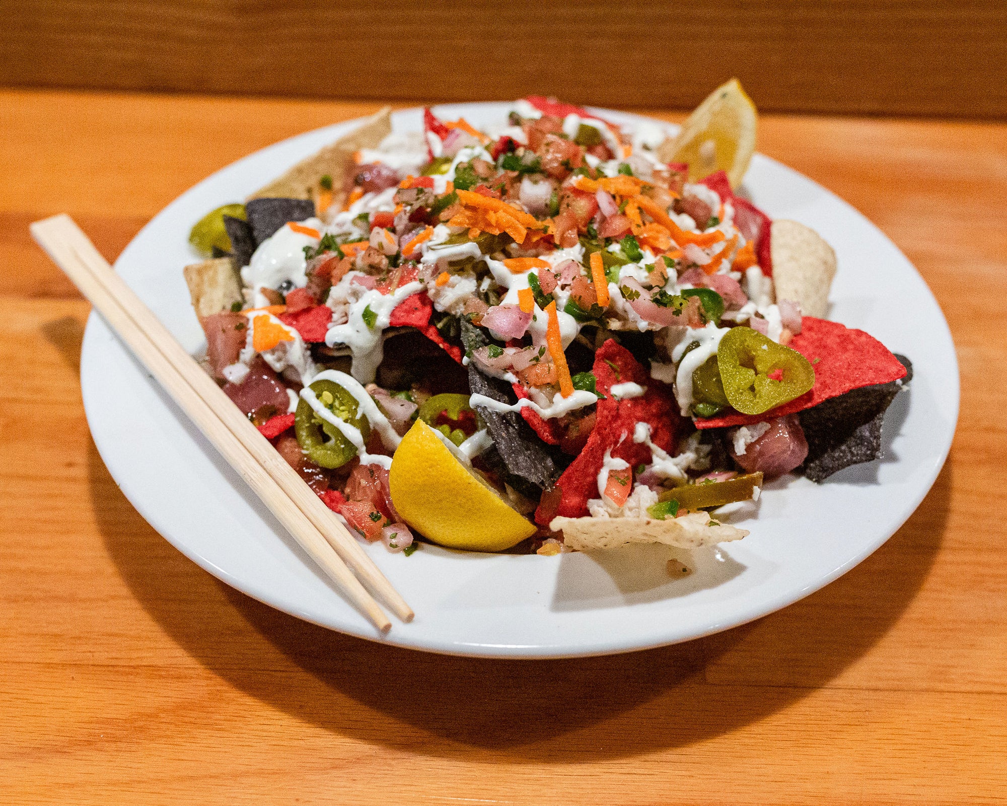 Tuna Poke Nacho $16.95 *A Pangea Fan-Favorite