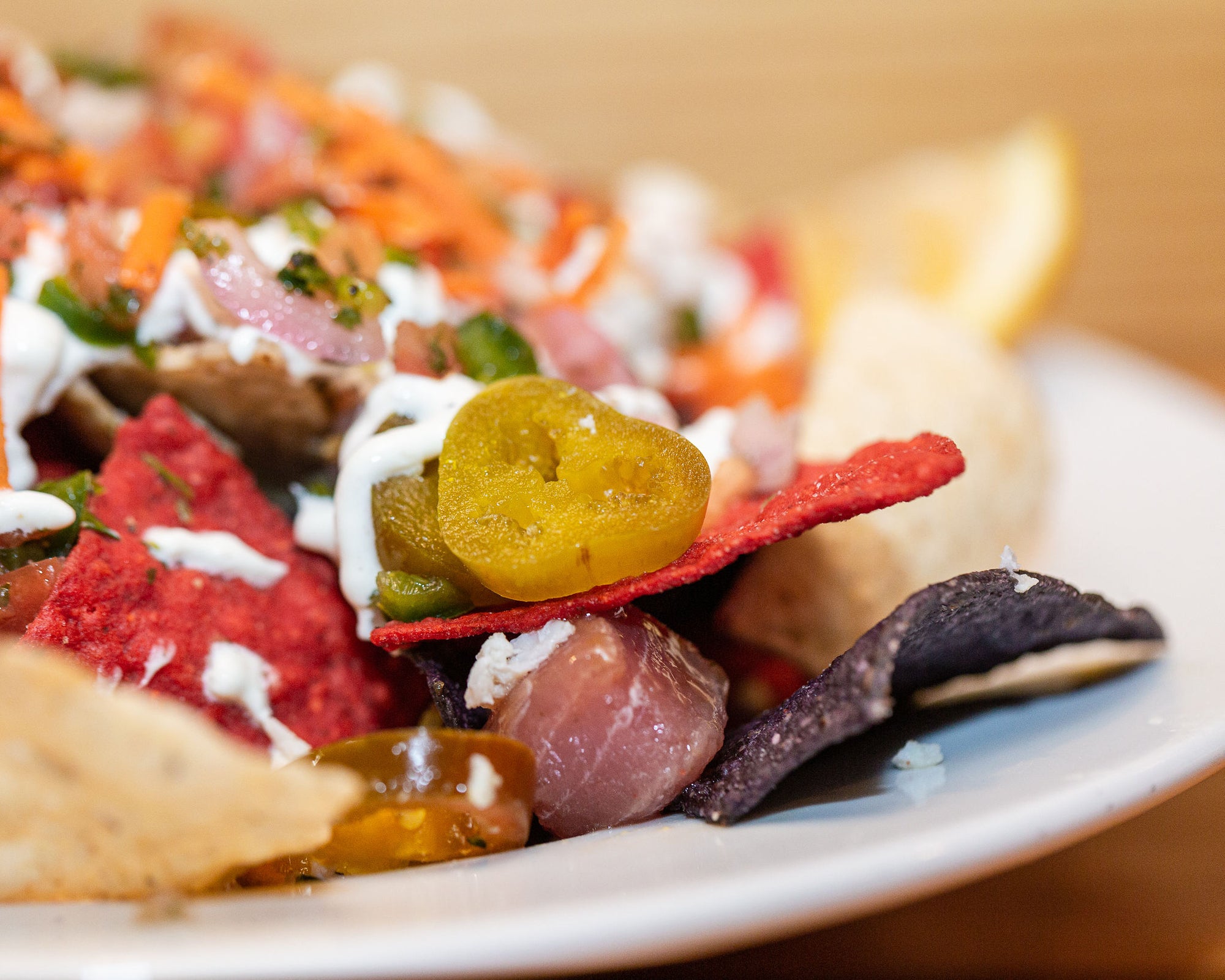 Tuna Poke Nacho $16.95 *A Pangea Fan-Favorite
