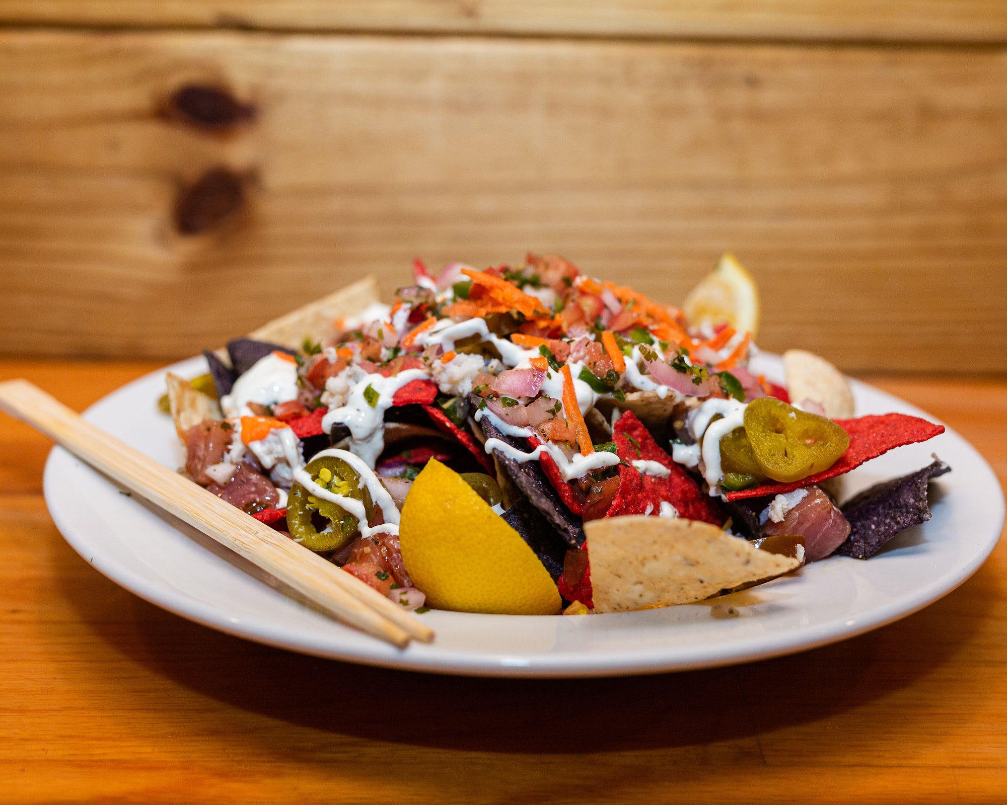 Tuna Poke Nacho $16.95 *A Pangea Fan-Favorite